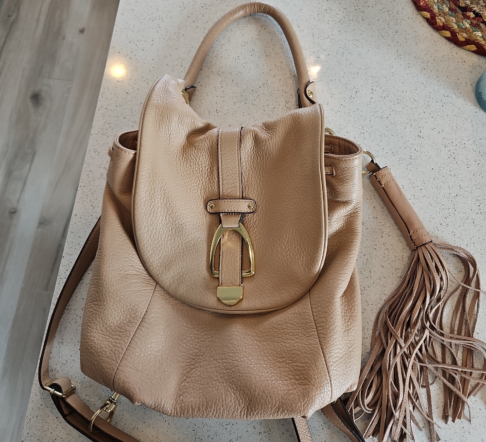 G.I.L.I. Elegant Tan Leather Women's Bag